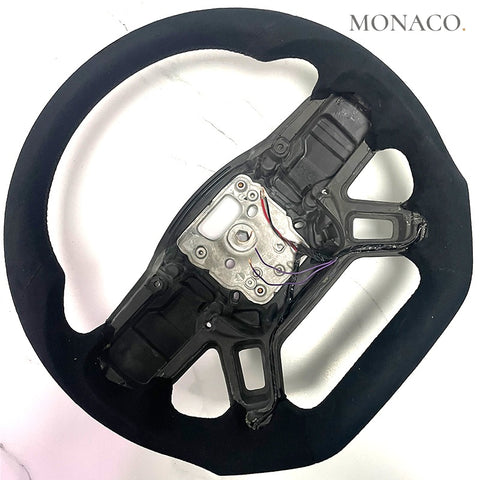 Custom carbon fiber steering wheel for Land Rover Defender Range Rover Discovery (2020–2025): All Suede