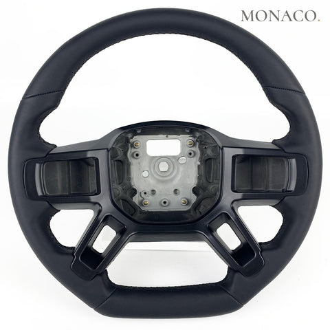 Custom carbon fiber steering wheel for Land Rover Defender (2020–2025): All Leather