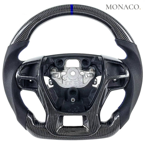 Custom carbon fiber steering wheel for Ford Ranger Raptor F-150 (2016–2020): Carbon