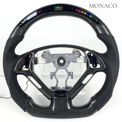 Custom carbon fiber steering wheel for Infiniti G37x-G37S-G37 (2010–2016): LED