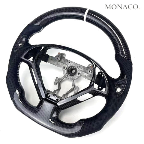 Custom carbon fiber steering wheel for Infiniti G37x-G37-G25 (2008–2013): Carbon Fiber