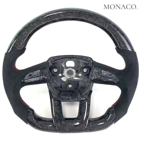 Custom carbon fiber steering wheel for Lamborghini Urus Gallardo LP550 LP560 LP570 (2008–2024): Forged Carbon
