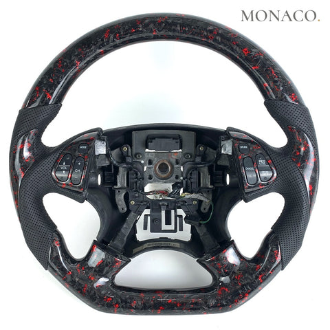 Custom carbon fiber steering wheel for Acura TL (2010–2013): Forged Carbon