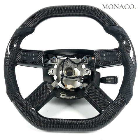 Custom carbon fiber steering wheel for Chrysler 300C, Dodge Charger (2005–2010): Carbon