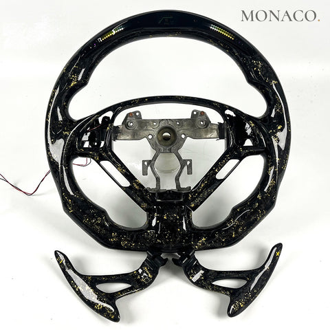 Custom carbon fiber steering wheel for Infiniti G37x-G37S-G37xS-G37-G35-G25-EX37 (2003–2013): LED Display