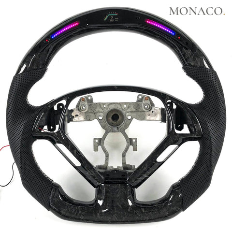 Custom carbon fiber steering wheel for Infiniti G37-G35-G25 (2016–2023): LED