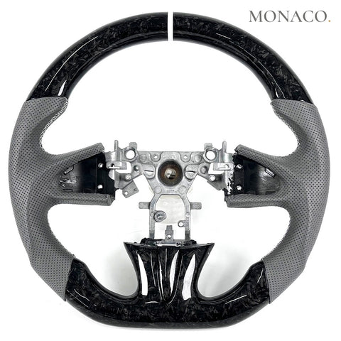 Custom carbon fiber steering wheel for Infiniti Q50-QX60-QX50 (2013–2015): Gray