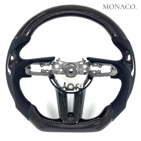 Custom carbon fiber steering wheel for Mazda Mazda3 Mazda6 CX-5 (2010–2024): Carbon Racing