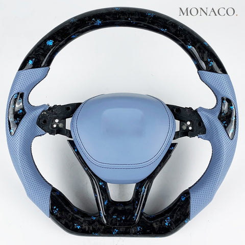 Custom carbon fiber steering wheel for Honda Multi-Model (2008–2024): LED