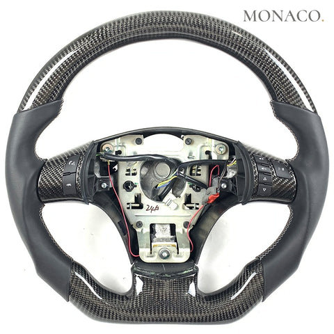 Custom carbon fiber steering wheel for Chevrolet Corvette C6 (2006–2013): Carbon