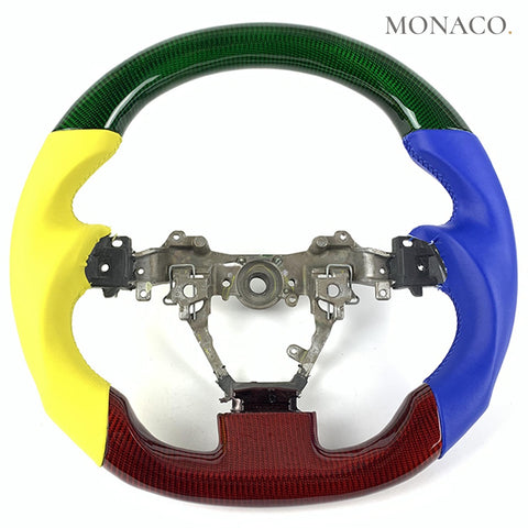 Custom carbon fiber steering wheel for Toyota Camry Corolla RAV4 (2015–2018): Carbon