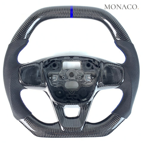 Custom carbon fiber steering wheel for Ford Focus ST Mk4 (2019–2022): Carbon