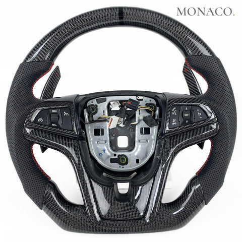 Custom carbon fiber steering wheel for Chevrolet Cruze / Malibu (2013–2018): Carbon