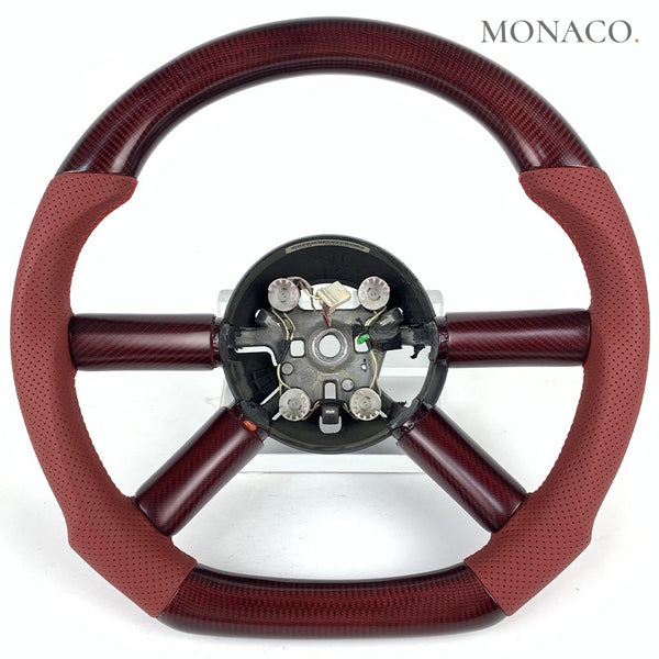 2007–2010 Jeep Wrangler JK Carbon Fiber Steering Wheel – Red Carbon Fiber