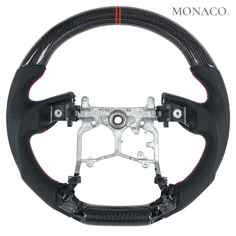 Custom carbon fiber steering wheel for Toyota Tacoma (2012–2019): Carbon