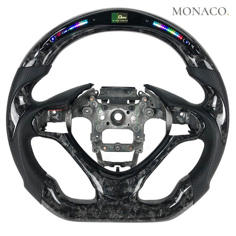 Custom carbon fiber steering wheel for Honda Spirior (2010–2014): LED