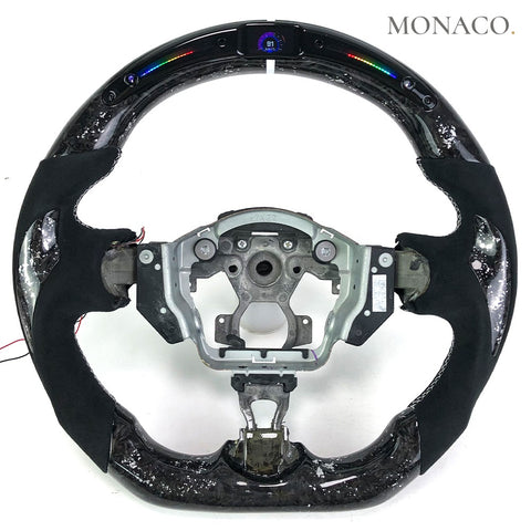 Custom carbon fiber steering wheel for Nissan 370Z-350Z (2003–2020): LED