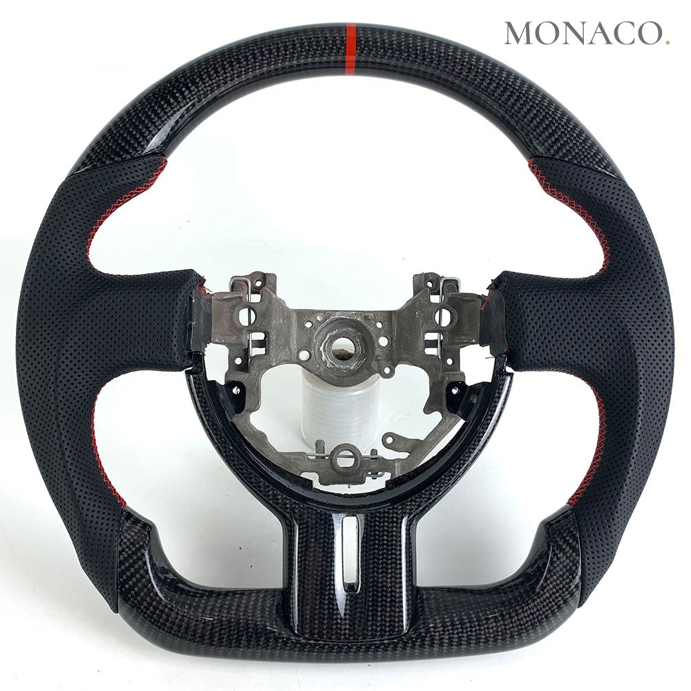 2014–2017 Toyota 86 / GT86 Carbon Fiber Steering Wheel – Carbon Fiber & Perforated Leather