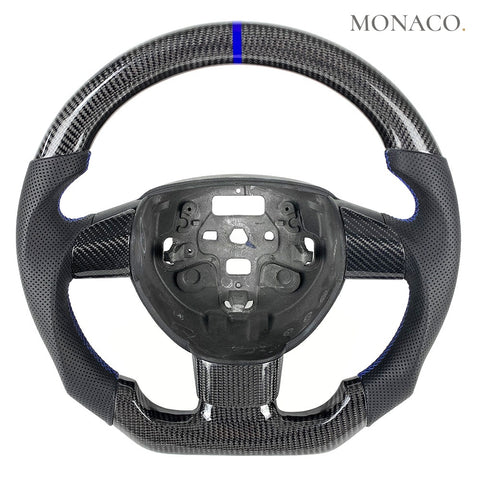 Custom carbon fiber steering wheel for Ford Focus Mk2 ST RS (2006–2012): Carbon