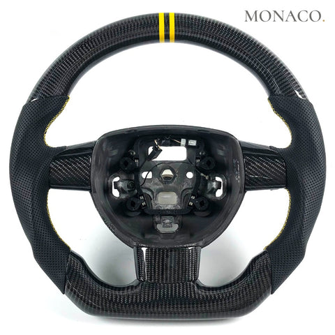 Custom carbon fiber steering wheel for Ford Focus ST RS (2015–2016): Carbon
