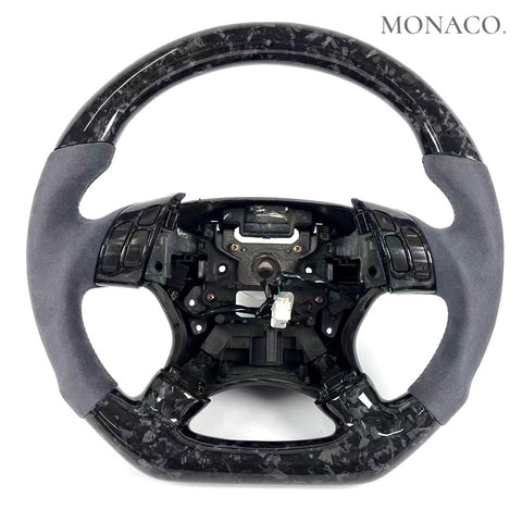 Custom carbon fiber steering wheel for Honda Accord (2002–2008): Forged Carbon Fiber