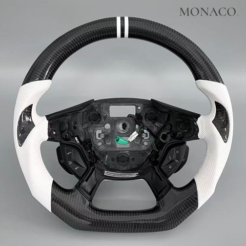 Custom carbon fiber steering wheel for Ford Focus ST RS Mk3 (2012–2018): Carbon