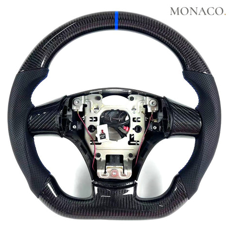 Custom carbon fiber steering wheel for Chevrolet Corvette C6 (2005–2013): Carbon