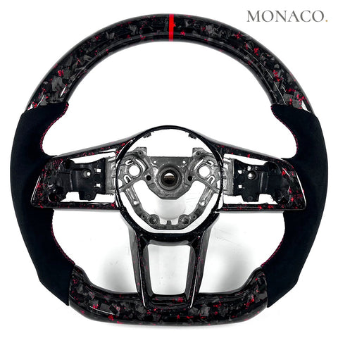 Custom carbon fiber steering wheel for Nissan 400Z-370Z-350Z-GT-R R35-Teana (2010–2013): Forged Carbon Fiber