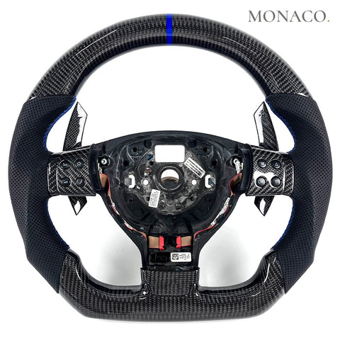 Custom carbon fiber steering wheel for Volkswagen Golf GTI Mk5 (2006–2009): Carbon