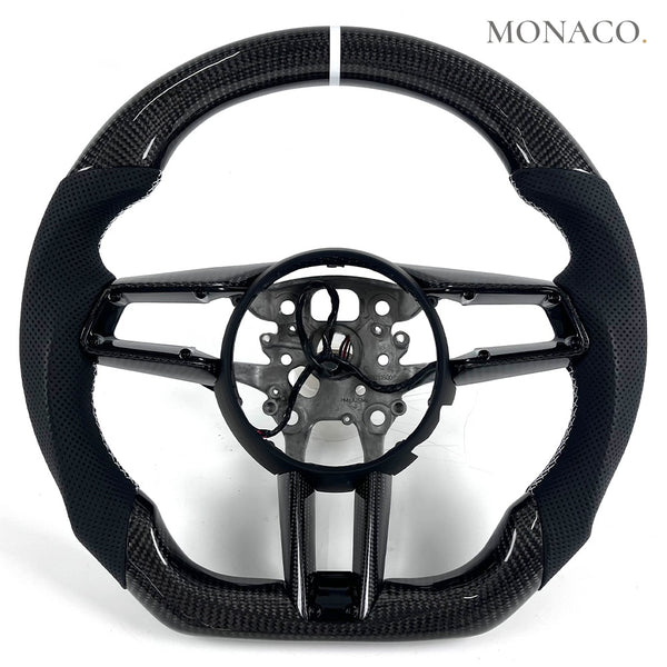 2017–2021 Porsche 911 (992) / Panamera Carbon Fiber Steering Wheel – Carbon Fiber & Leather