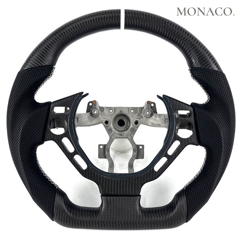 Custom carbon fiber steering wheel for Nissan GT-R R35-GT-R R32-R33-R34 (2010–2017): Matte Carbon Fiber