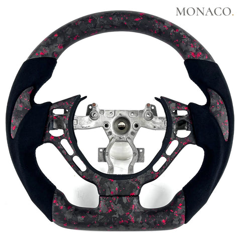 Custom carbon fiber steering wheel for Nissan GT-R R35-GT-R R32-R33-R34 (2013–2016): Black