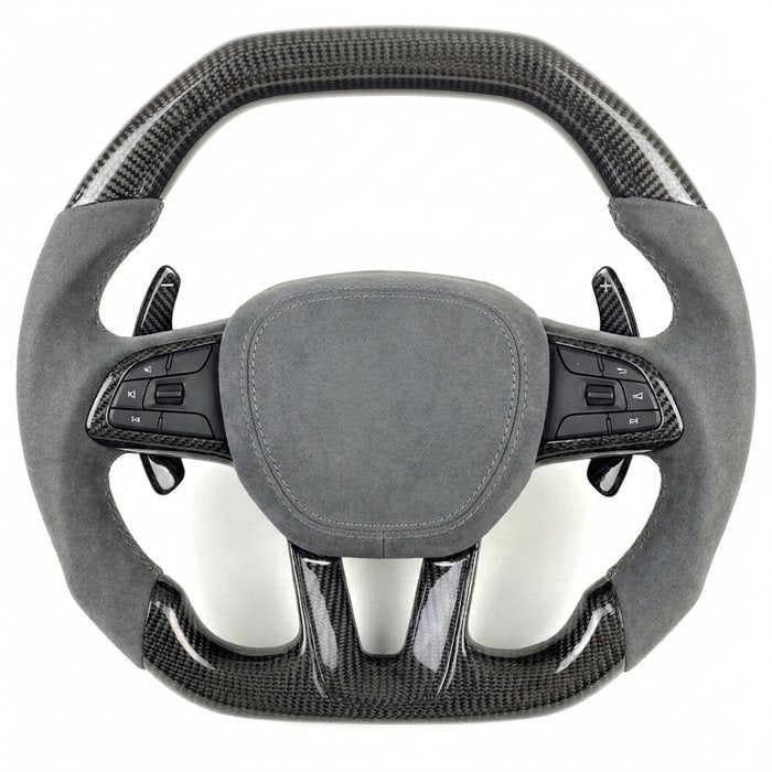 Flat top and flat D-bottom steering wheel shape